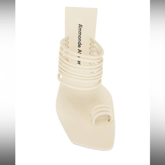 AMMONDE ATLEIR Alessandra block heel in ivory - Picture 4 of 12